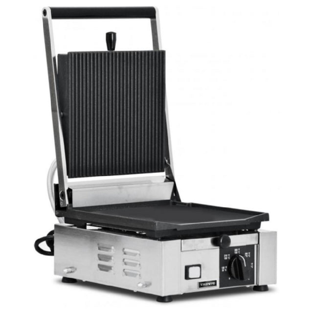 Omcan 11376 (PG-IT-0483) Trento Sandwich Grill Single 10" X 9" Grill Surface
