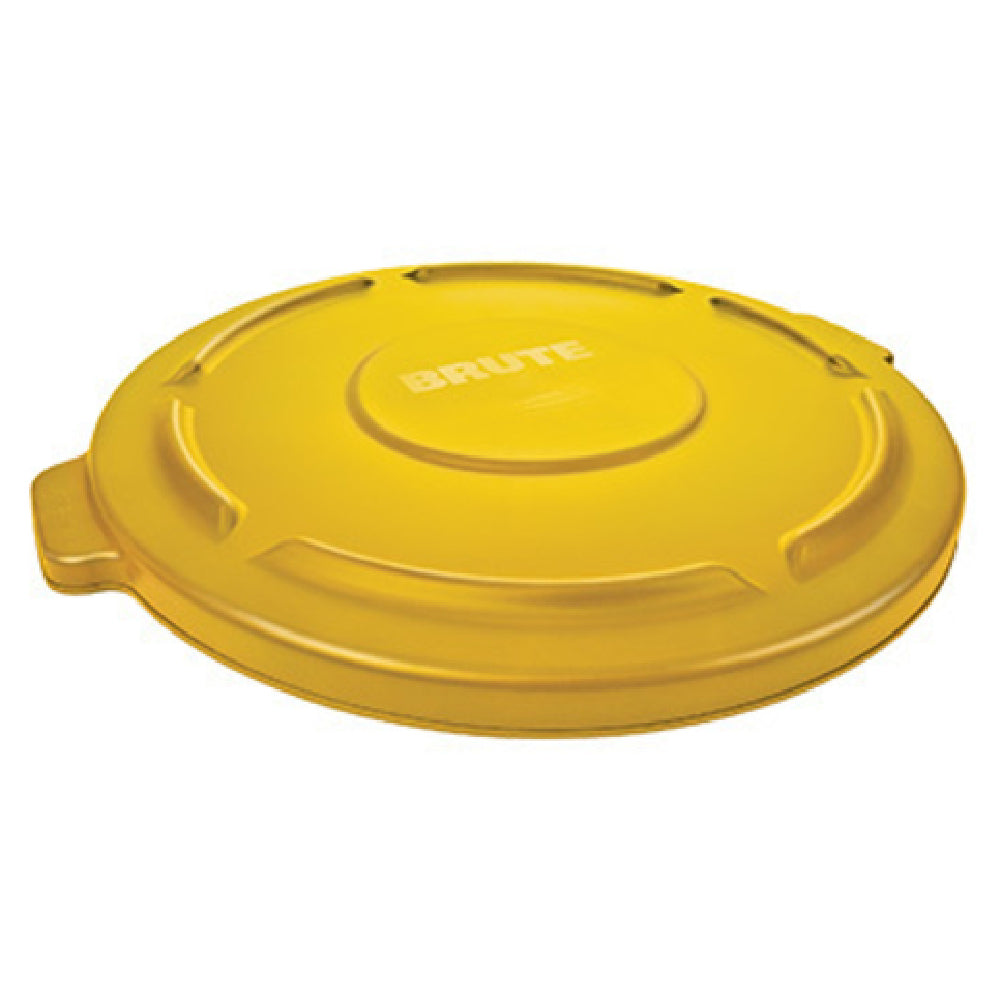 Rubbermaid FG263100YEL BRUTE® Container Lid 22-1/4"D X 1-3/8"H For 32 Gallon Trash Can