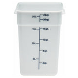 Cambro 22SFSP148 CamSquare® Food Container 22 Qt. 11-1/4"L X 12-1/4"W X 15-3/4"H