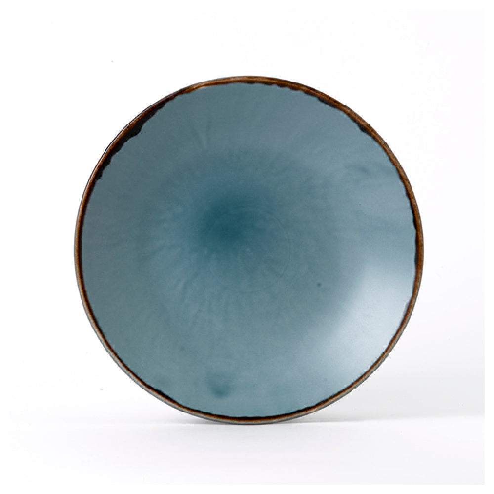 Arc Cardinal HBL25 Dudson Harvest Blue Deep Coupe Plate (D:10.0'') Vitrified Ceramic