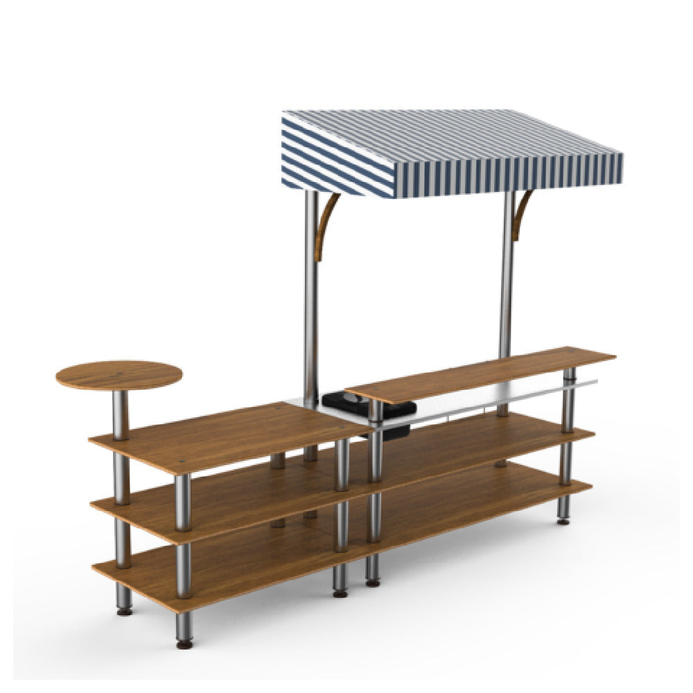 Steelite MGCMLC07BSWF - Mixology Bar Station, 125.0" X 41.0" X 95.5", Modular