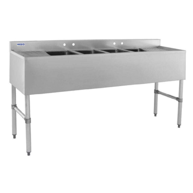 Hubert 33568 - Kratos® Underbar Compartment Sink, (4) Bowls, 72"W X 18.75"D X 33"H