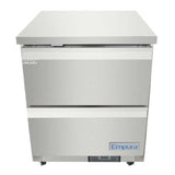 Empura E-KUC27-D2 - Undercounter Reach-In Refrigerator, 27.8"W X 29.9"D X 35.5"H