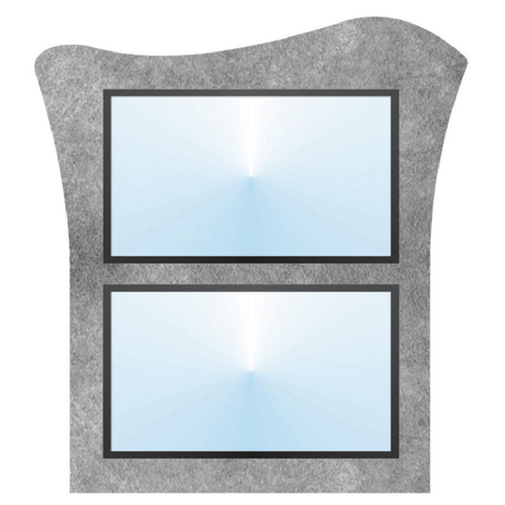 Hubert 17189 - Menu Board, 2-pocket, Wall-mount
