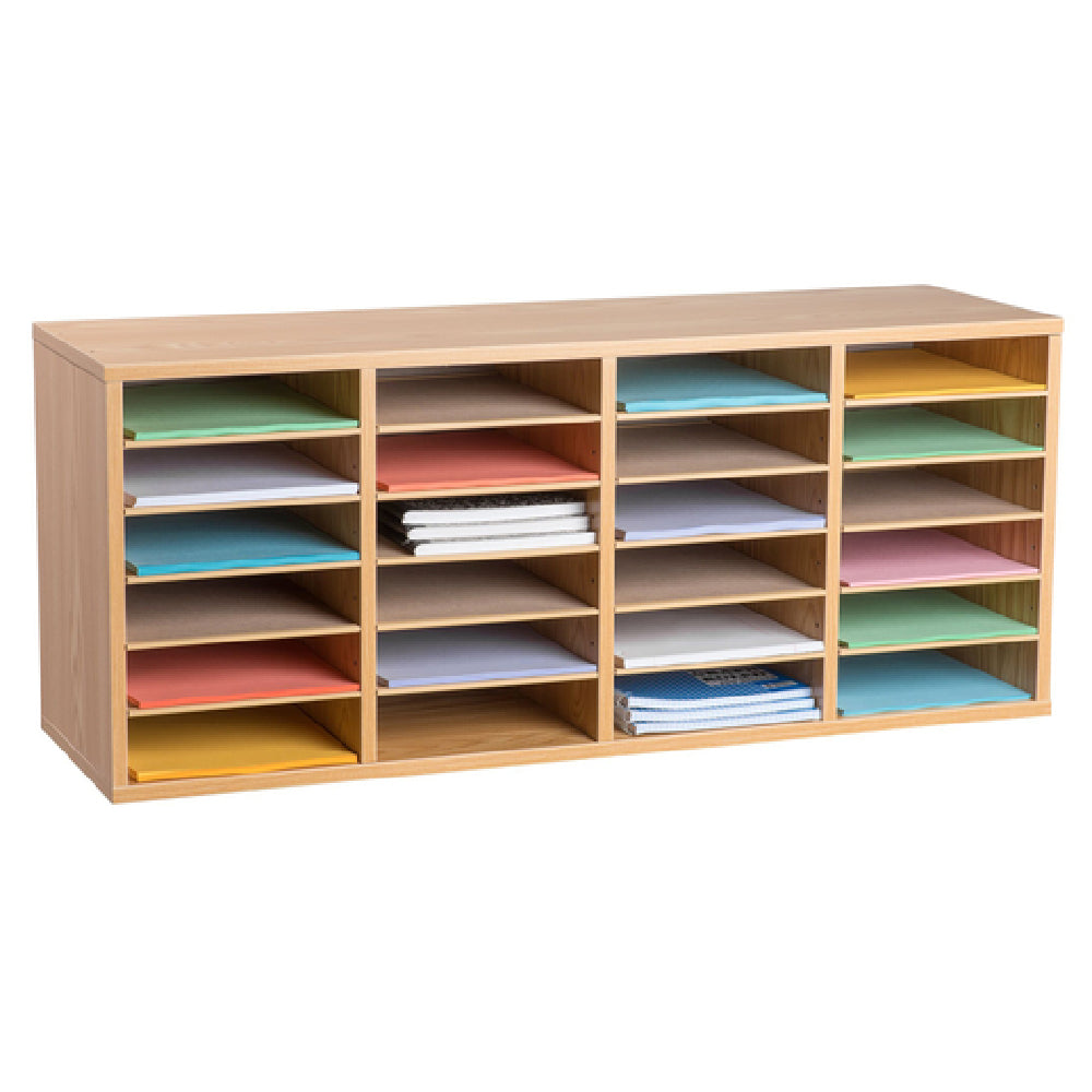 Alpine Industries ADI500-24-MEO Paper Sorter/Literature File Organizer 24 Compartment