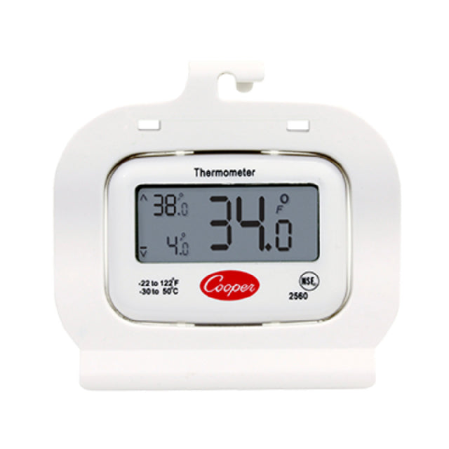 Cooper Atkins 2560 Refrigerator/Freezer Thermometer Digital Temperature Range: -22° To 122°F (-30° To 50°C)