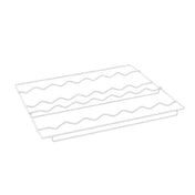 Beverage Air 412-078D-01 Curved Wine Rack White For MMR27 (holds (14) 13” X 3.5” Wine Bottles)