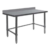 GSW USA WT-PB3018BW Premium Work Table 18"W X 30"D X 35"H 16 Gauge Stainless Steel Sound Deadened Top With 4" Backsplash