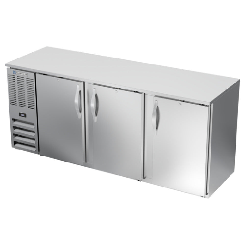 Beverage Air BBN78HC-F-S - Refrigerated Food Rated Back Bar Storage Cabinet, Three-section