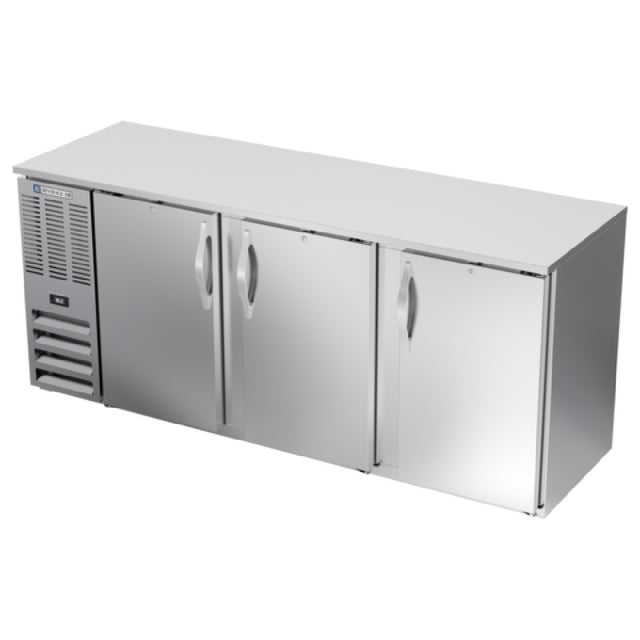 Beverage Air BBN78HC-F-S - Refrigerated Food Rated Back Bar Storage Cabinet, Three-section