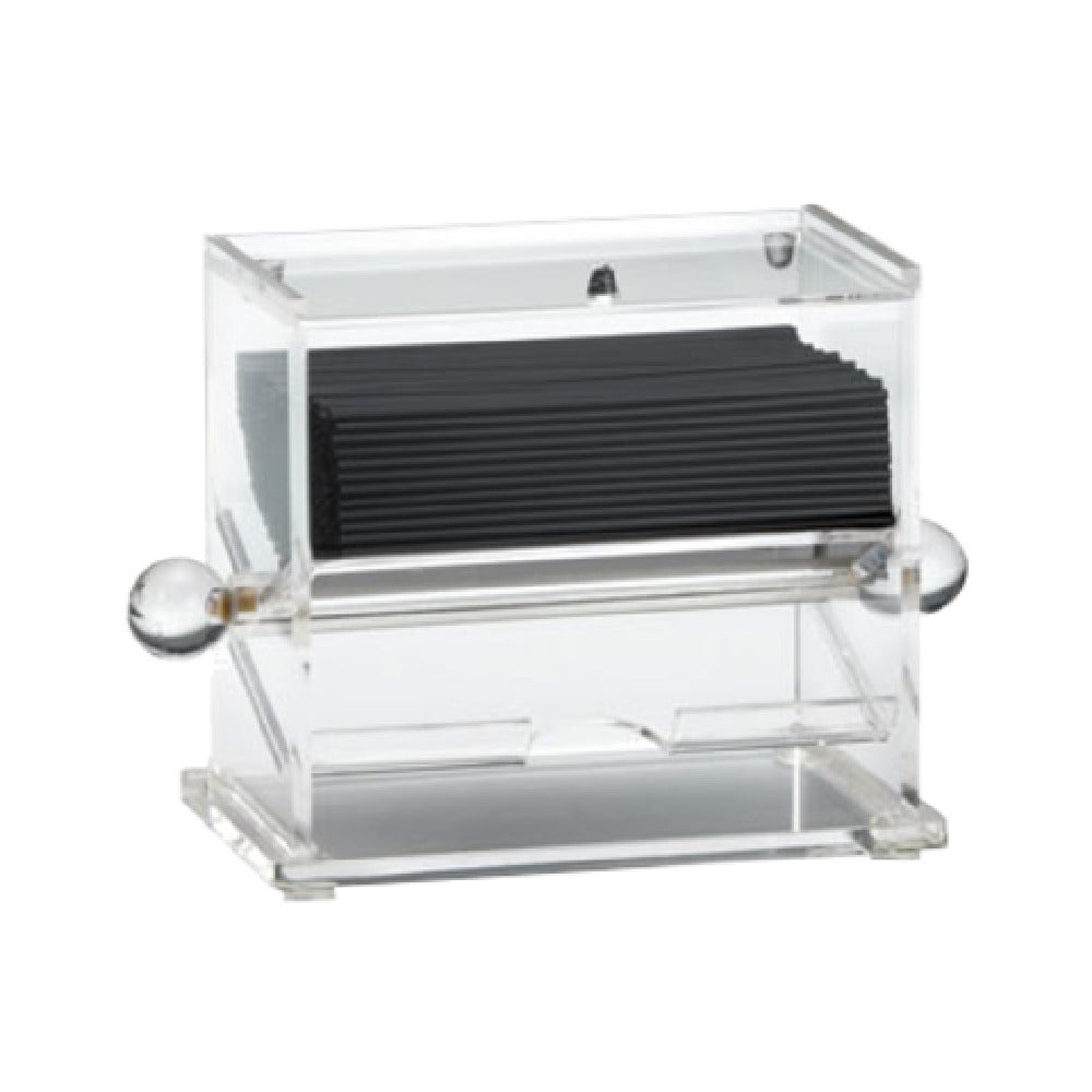 TableCraft Products 226 - Stir Stick Dispenser, 6-1/2" X 3-1/2" X 5-1/2", Dispenses 5-1/2"