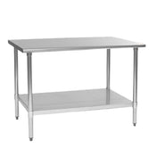 Eagle T2484B-1X Budget Series Work Table 84"W X 24"D 430 Stainless Steel Top