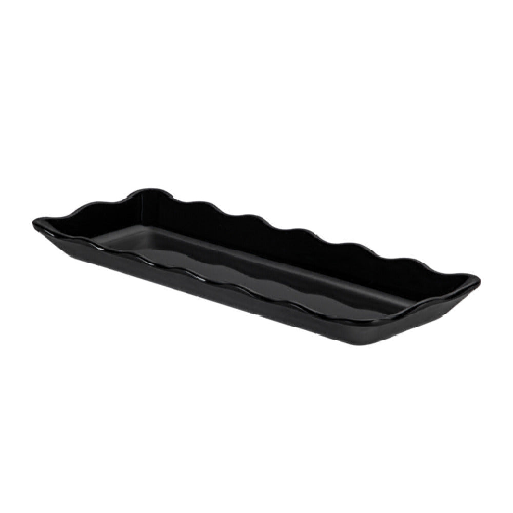 CAC China MLSC-RT14-K Platter 13-1/2"W X 5-1/4"D X 1-1/4"H Rectangular