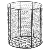 Hubert 19630 - Basket, 9-13/16" Dia. X 9-13/16"H, Round