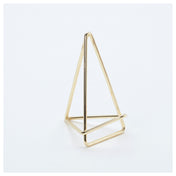 American Metalcraft GCHG3 Geometric Card Holder 3"H Metal Gold
