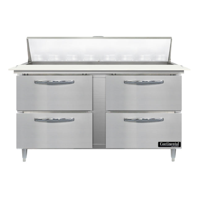 Continental Refrigerator D60N16C-D Designer Line Sandwich Unit 60"W Two-section