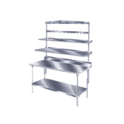 Advance Tabco PT-12S-84 Overshelf Table Mounted Single