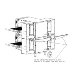 Ovention OVNTN-STK-11 - Stacking Kit For Any Combination Of (3) S1200 Or C1400