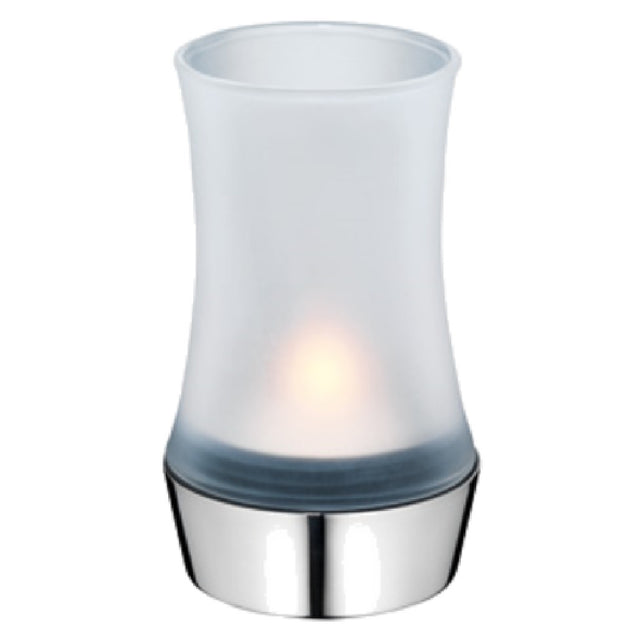 BauscherHepp 55.0070.6040 Table Lamp 3-1/4" Dia. X 5-1/4"H Glass Shade With Satin Finish