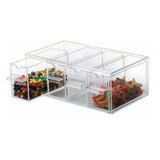 Dispense-Rite TD-4 - Topping Dispenser, 4 Section, 5-1/8"H X 13-5/8"W X 8"D