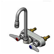 T&S Brass B-1115-132XN5QT Workboard Faucet Wall Mount 4" Centers