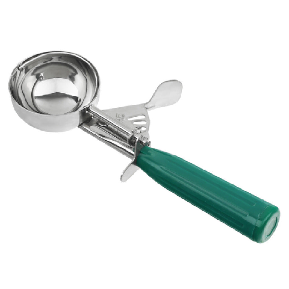 Empura 225312 - Disher, 2.66 Oz / #12 Thumb Press - Green Handle, Chef Approved