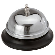 Royal ROY CALL BELL - Call Bell, 3" Diameter Base, Black And Silver