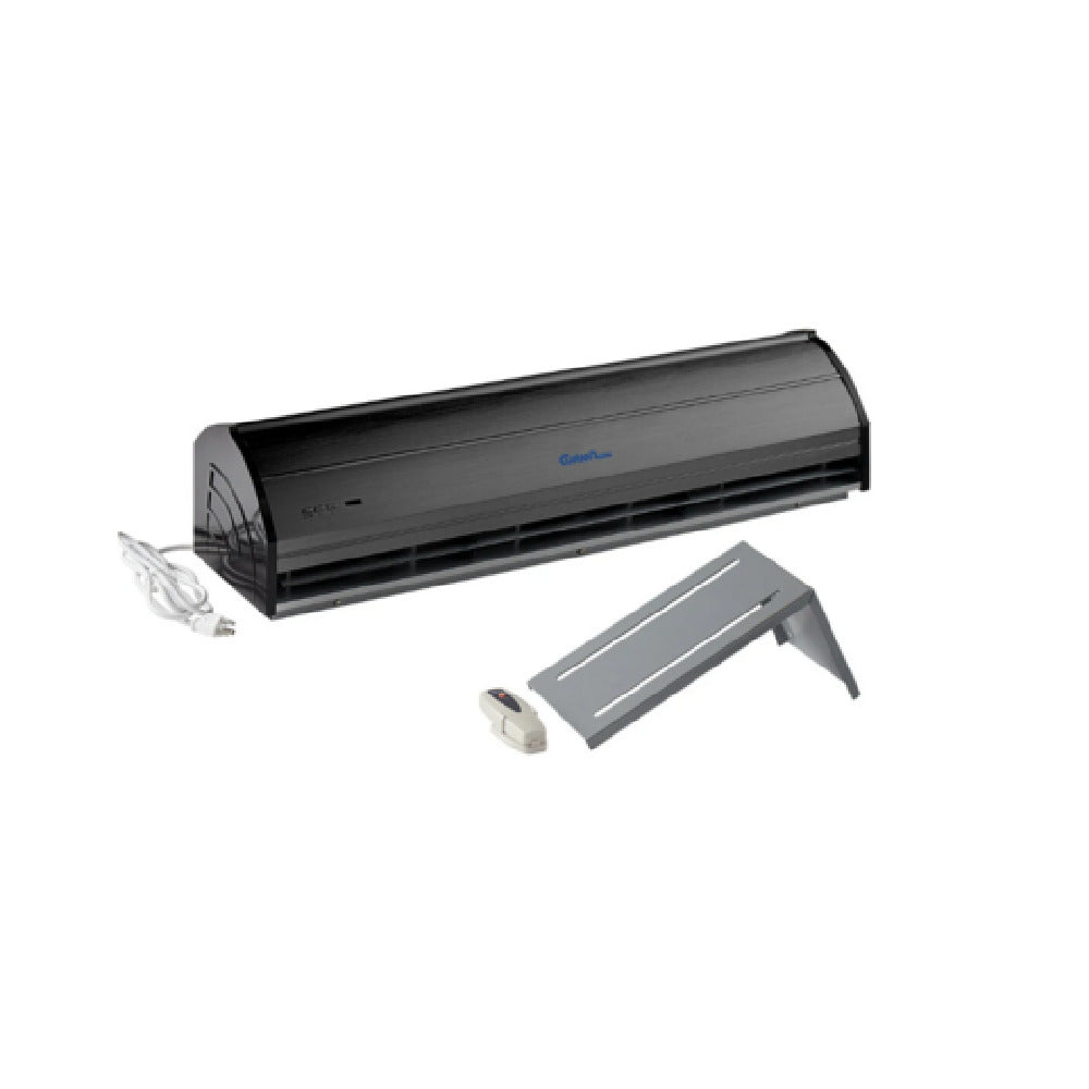 Curtron MCS-36-BK Microshield Air Door 36” Wide (1) 1/5 Hp Two-speed Motor With Built-in High/low/off Switch