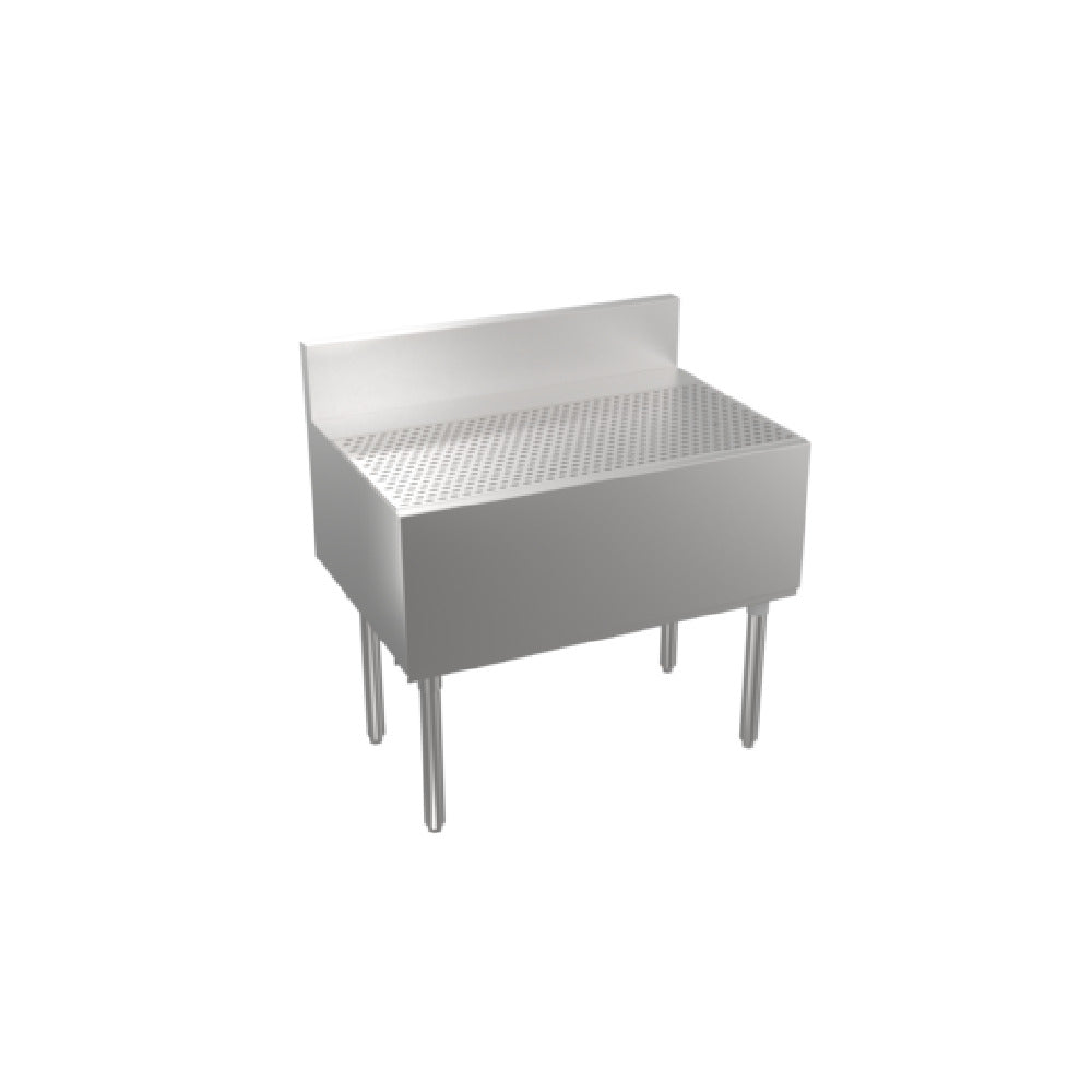 Krowne KRS-GS36 - Stadium Series Underbar Drainboard, Free Standing, 36"W X 29"D