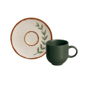 Porto Brasil 3526111101 - Coffee Cup + Coup Saucer, 2.7", 4.06 Oz