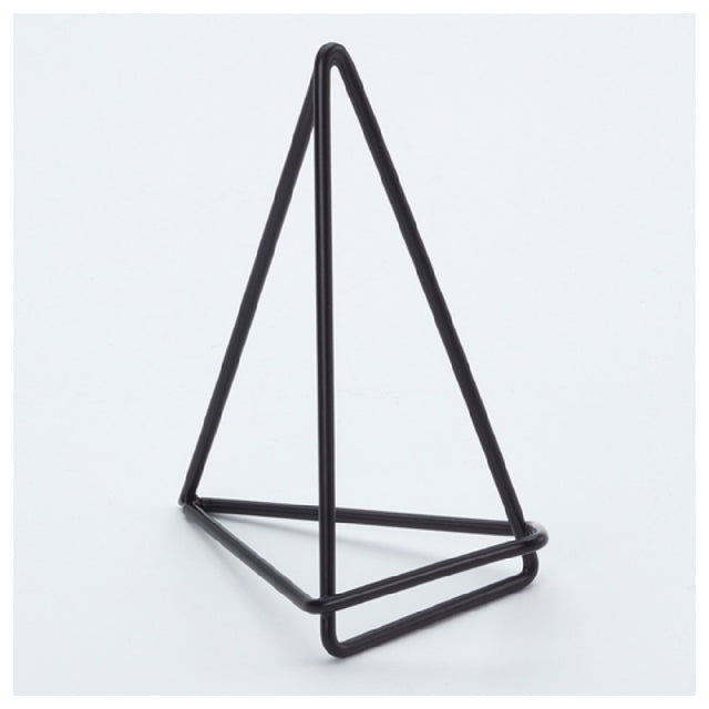 American Metalcraft GCHB4 Geometric Card Holder 4"H Metal Black