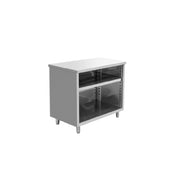 Hubert 13143 - Kratos® Enclosed Worktable, 36"W X 24"D X 36"H, 16 Ga
