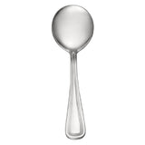 CAC China 3008-04 Black Pearl Bouillon Spoon 6-1/8"L Heavy Weight