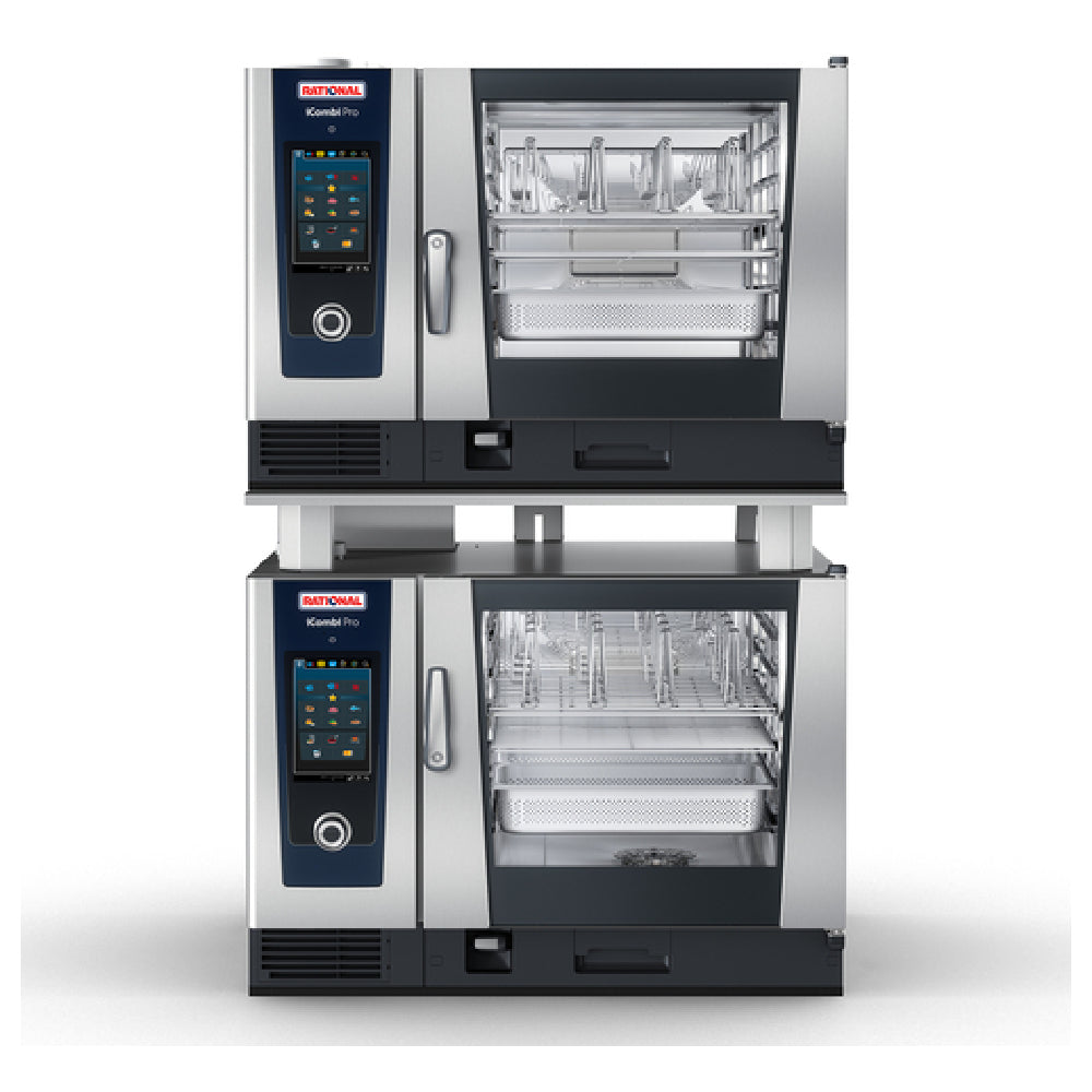 Rational ICP 6-FULL/6-FULL NG 208/240V 1 PH Two (2) (CC1GRRA.0000238) ICombi Pro® 6-Full Size Combi Ovens