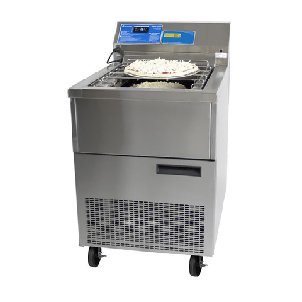 Randell RCS-24-WS Refrigerated Prep Table 24"W Stainless Steel Moveable Grate