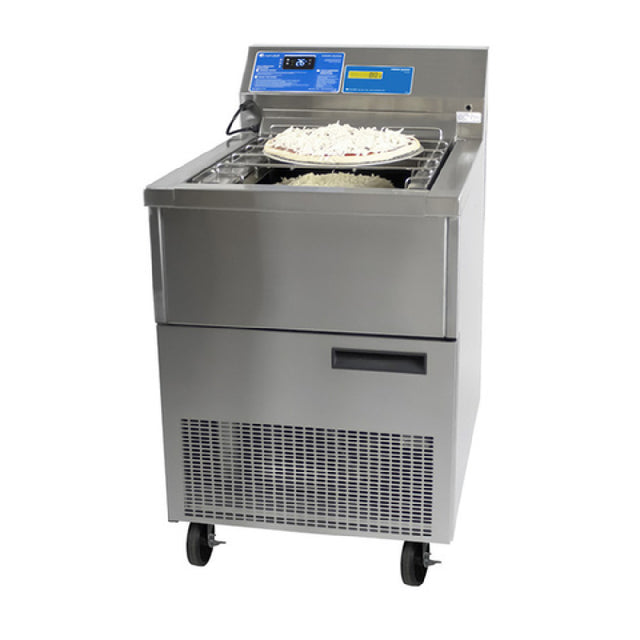 Randell RCS-24-WS Refrigerated Prep Table 24"W Stainless Steel Moveable Grate