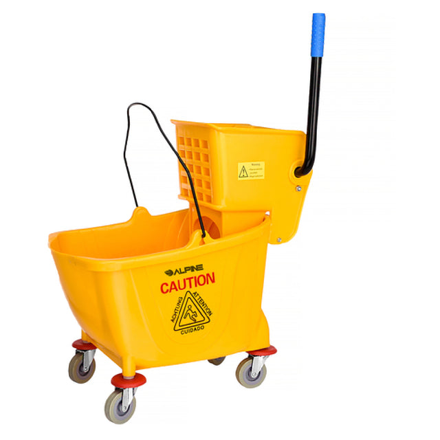 Alpine Industries ALP462 Mop Bucket Combo 36 Qt. 14-3/16" X 33-7/16" X 24"