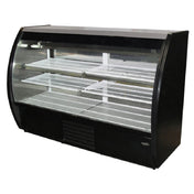 Howard-McCray MIRAGE-4-DC-G Mirage Series Refrigerated Deli Display Case Curved Front Glass