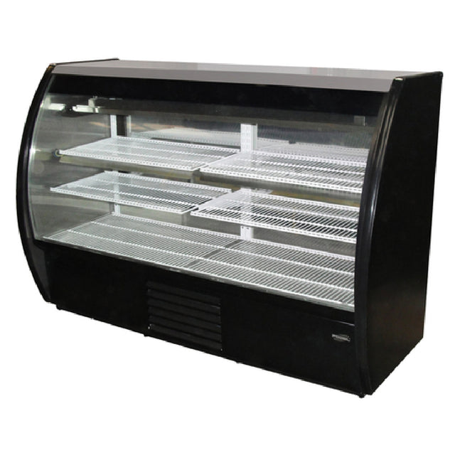 Howard-McCray MIRAGE-4-DC-G Mirage Series Refrigerated Deli Display Case Curved Front Glass