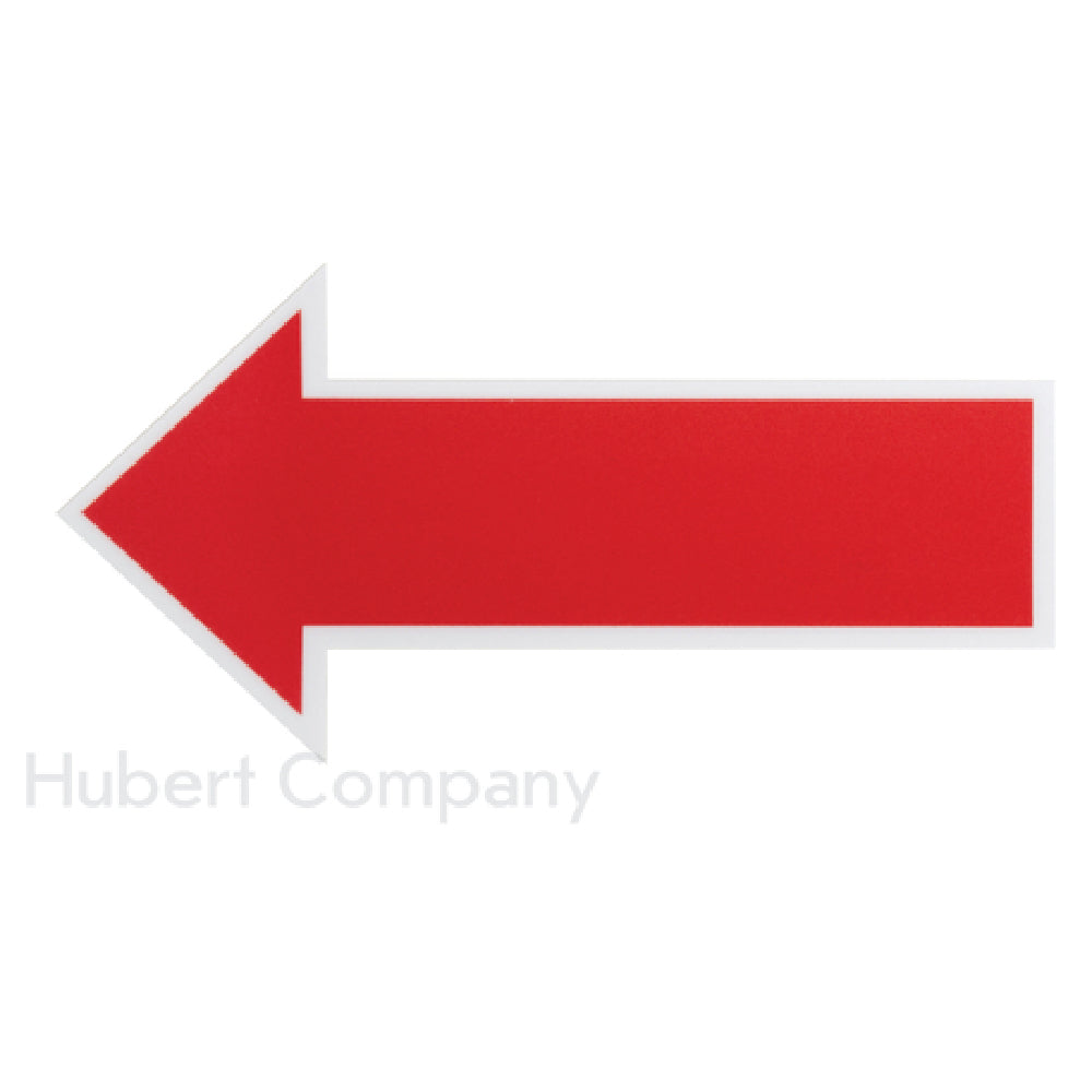 Hubert 24740 - Floor Decal, Red Arrow, 6"L X 3"W