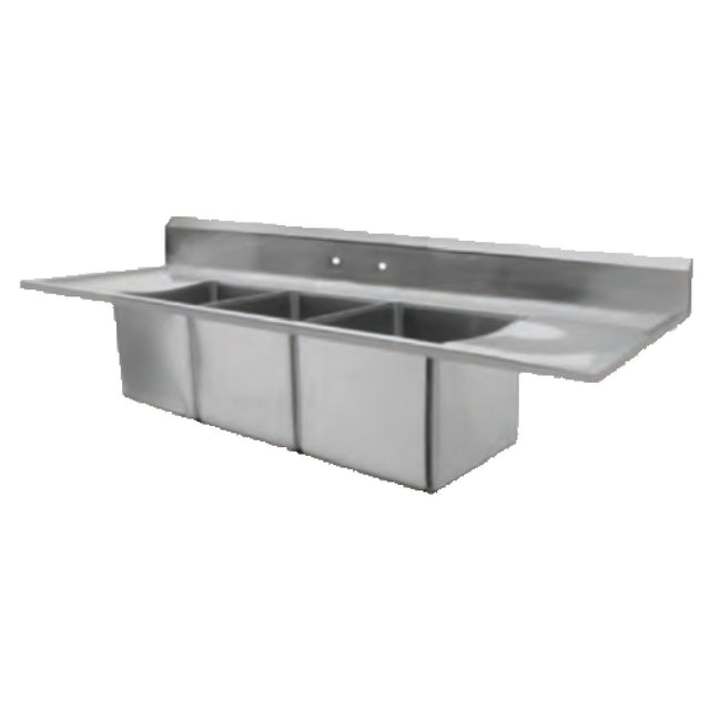 GSW USA SH12123DWN Sink Three Compartment Drop-in