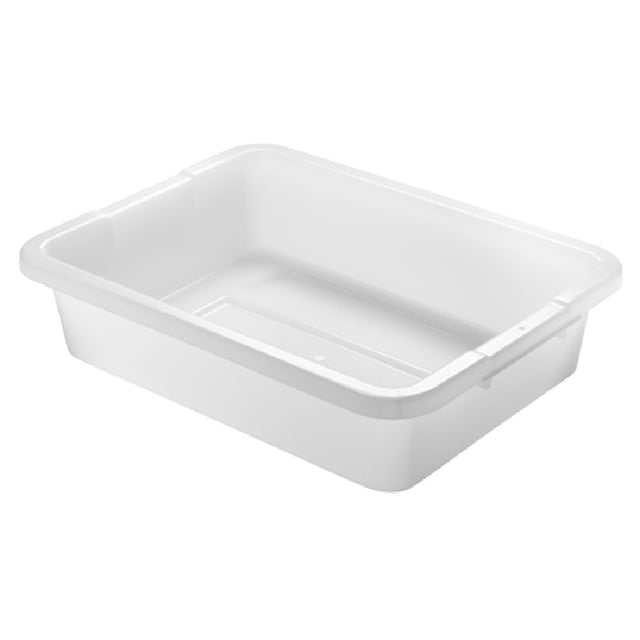 Rubbermaid FG334992WHT Bus/Utility Box 4-5/8 Gallon 20"L X 15"W X 5"H