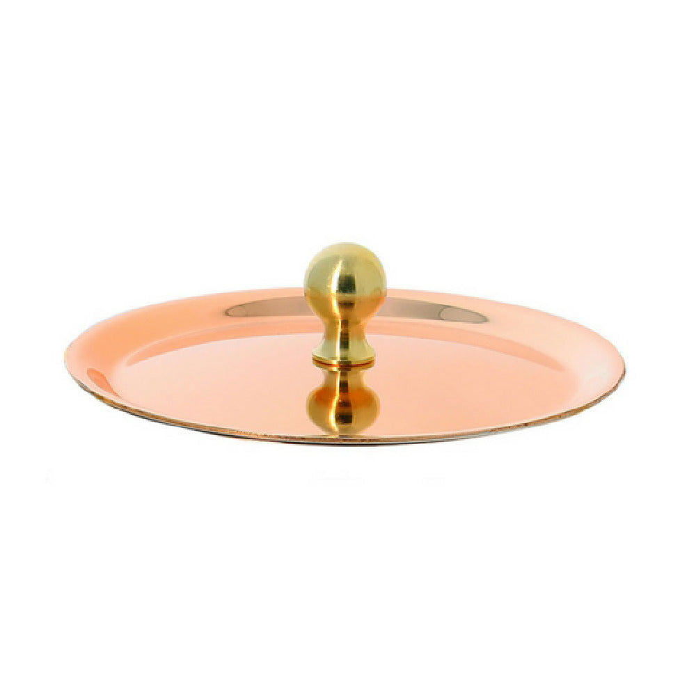 JB Prince RB345 9 Copper Lid Brass Knob 3.5"