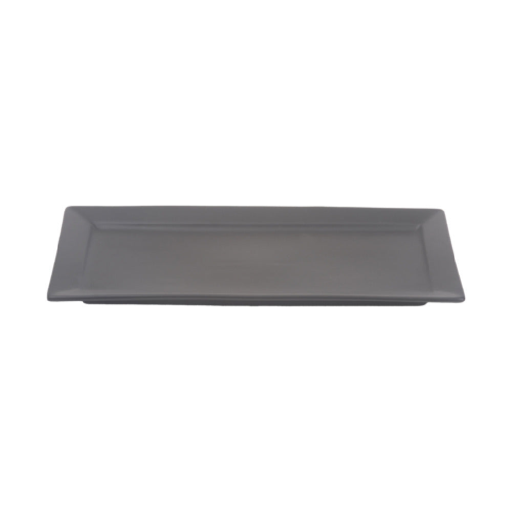 Cameo China 910-710143 Onyx Rim Platter 14" X 7" X 1-1/8"H (35.5 Cm X 18 Cm X 2.7 Cm)