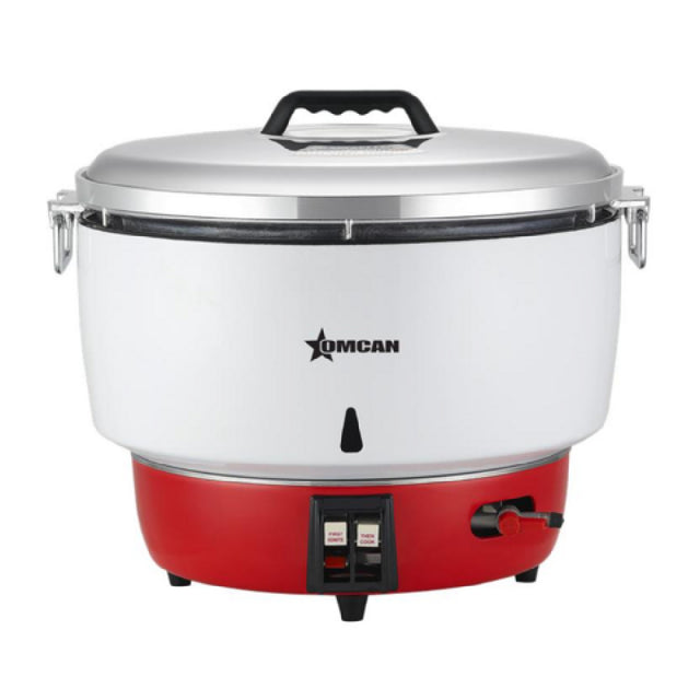 Omcan USA 48761 - (CE-CN-0110-NG) Rice Cooker/Warmer, Natural Gas, Two-button Operation