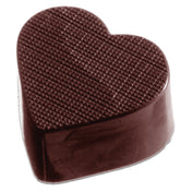 JB Prince K715 Chocolate Mold (32) Textured Heart 11"L X 5-1/2"W