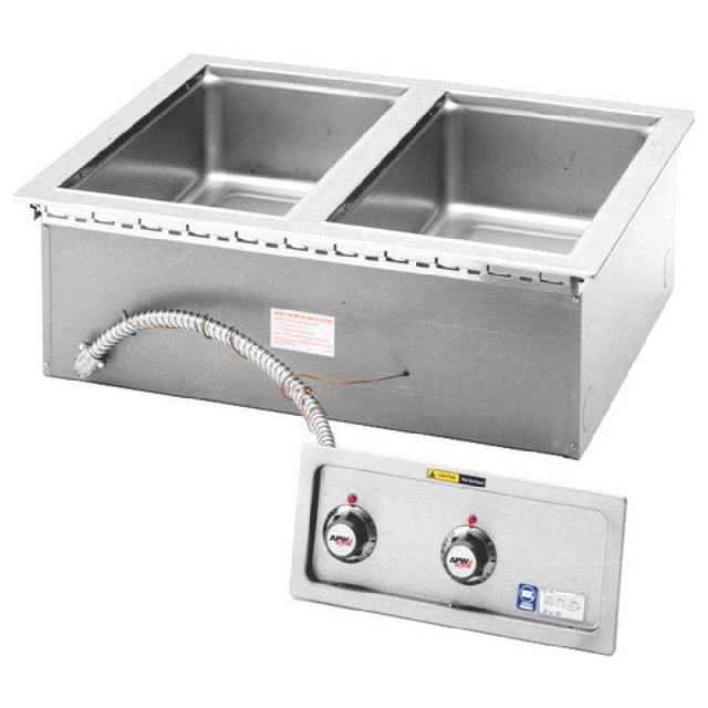 APW Wyott HFW-2S_208-240/60/1 Hot Food Well Unit Drop-in Electric