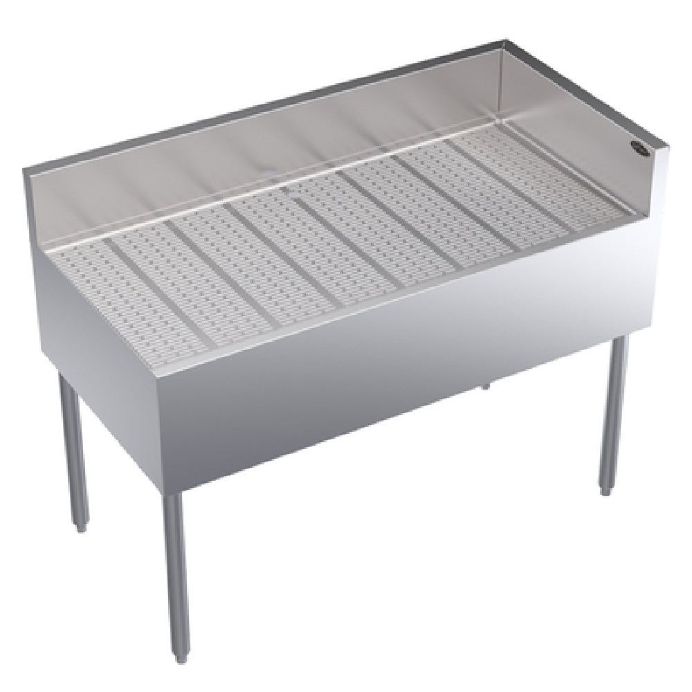 Krowne KR24-C48R Royal Series Underbar Corner Drainboard Free Standing 48"W X 24"D X 36-1/2"H O.A.