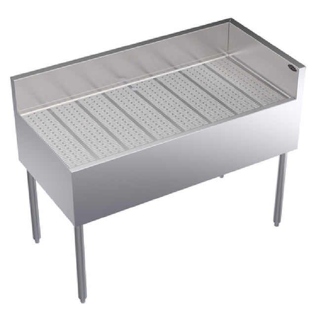 Krowne KR24-C48R Royal Series Underbar Corner Drainboard Free Standing 48"W X 24"D X 36-1/2"H O.A.