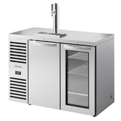 True Refrigeration TDR48-RISZ1-L-S-SG-1 Refrigerated Draft Bar Cooler Two-section